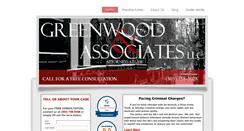 Desktop Screenshot of greenwoodlawco.com